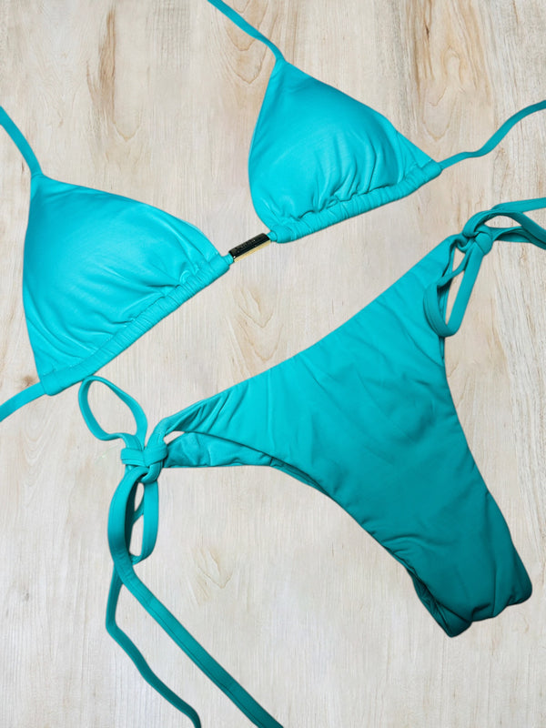 Aqua Paradise Tie-Strap Bikini Set 01