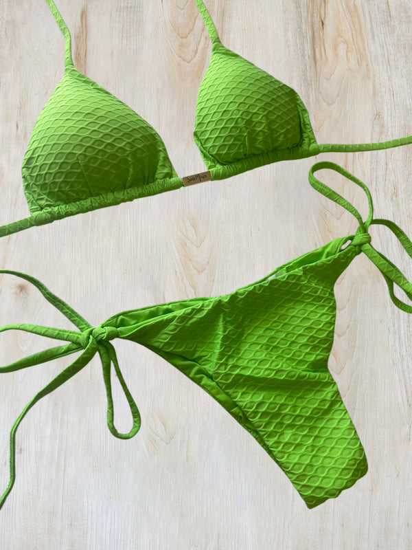 Lime Bliss Textured Bikini Set 01