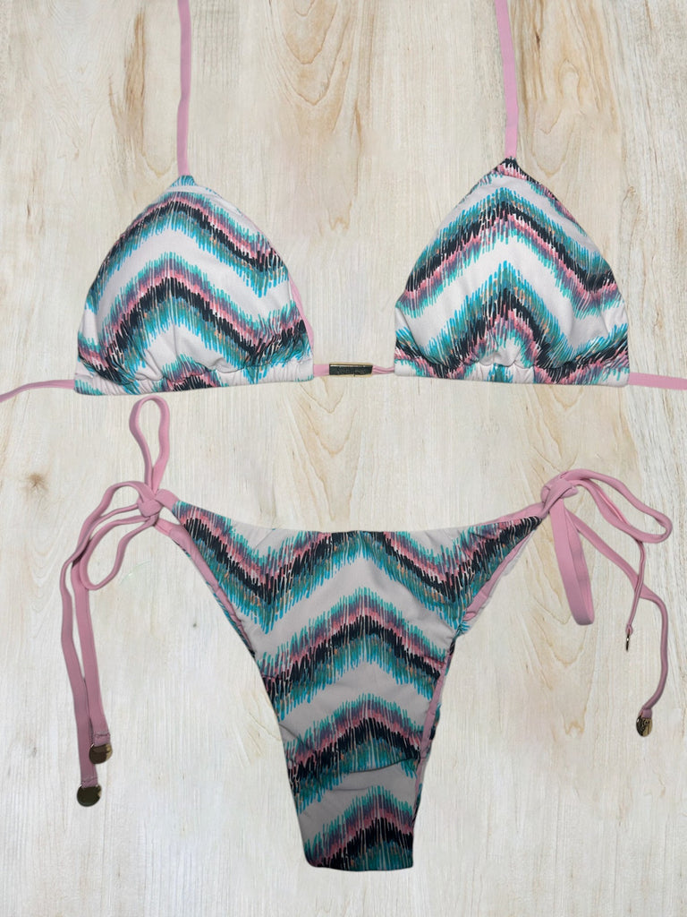 Ocean Wave Chevron Bikini Set